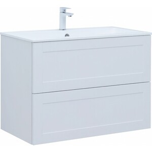 Тумба под раковину Aquanet Терра 90х50 белая матовая (313235)