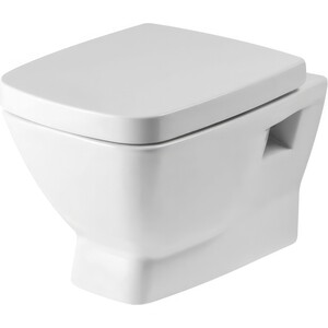 Комплект унитаза Santek Нео безободковый, с инсталляцией и черной клавишей, сиденьемикролифт (1WH501776)