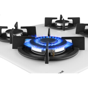 Газовая варочная панель Weissgauff HGG 640 WG Nano Glass