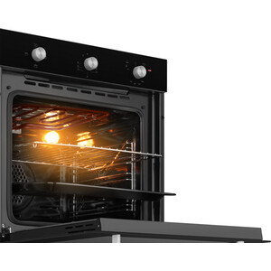 Газовый духовой шкаф Weissgauff WGO 706 Black Glass