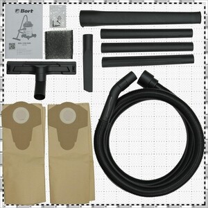 Строительный пылесос Bort BSS-1230-DUO