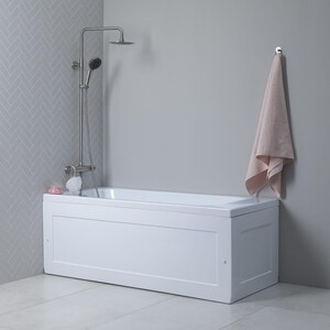 Акриловая ванна Aquanet West 140x70 с каркасом, панелью и слив-переливом