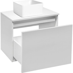 Тумба под раковину Runo Бари 50х30 белая (00-00001472)
