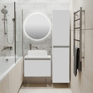 Тумба под раковину Runo Бари 50х30 белая (00-00001472)