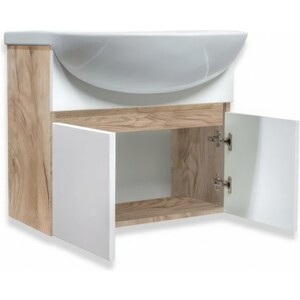 Тумба под раковину Runo Лада 60 подвесная, крафтовый дуб (00-00001371)