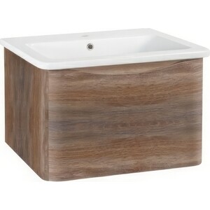 Тумба под раковину Runo Тоскана 80х45 темное дерево (00-00001417)