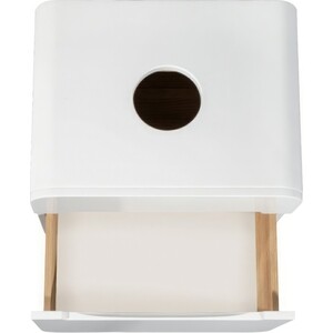 Тумба под раковину Runo Ницца 60х46 белая (00-00002122)