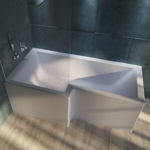 Акриловая ванна Marka One Linea 165х85 левая (01лин16585л)
