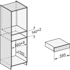 Вакууматор встраиваемый Miele EVS 7010 Obsidian black