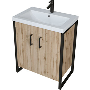 Тумба с раковиной 1Marka Grunge Loft 70х41 дуб вотан (Ц0000008499, S-UM-COM70/1-w)