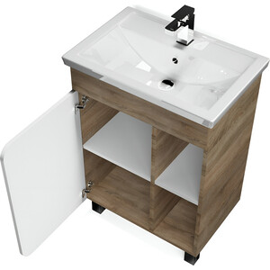 Тумба с раковиной 1Marka Nuvo 70х44 дуб сонома (У76063, S-UM-COM70/1-w)