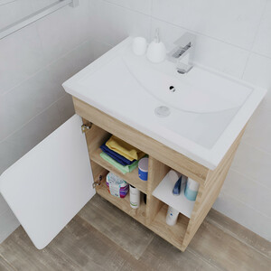 Тумба с раковиной 1Marka Nuvo 70х44 дуб сонома (У76063, S-UM-COM70/1-w)