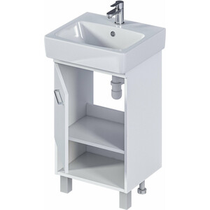 Тумба с раковиной 1Marka Tera 50х39 белый глянец (У76057, 1WH302184)