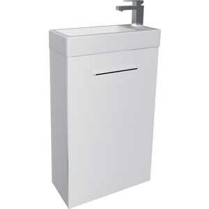 Тумба с раковиной 1Marka Ноктюрн 40х22 белый глянец (У37625, S-UM-COM40/1-w)