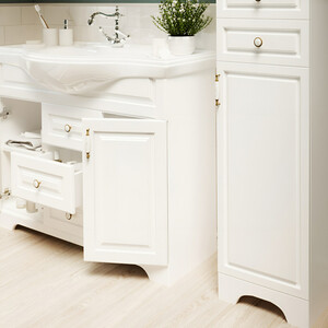 Тумба с раковиной 1Marka Прованс 105х34 белый глянец (У94489, 4640021060926)