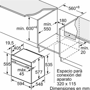 Электрический духовой шкаф Bosch HSG636ES1