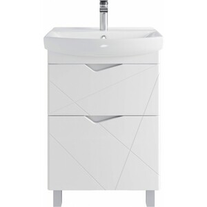 Тумба под раковину Sanstar Линни 60х34 белая (415.1-1.4.1.)