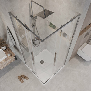 Душевой уголок Grossman Galaxy 100x100 прозрачный, хром (300.K33.01.1010.10.00)