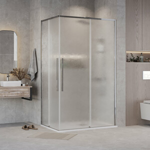 Душевой уголок Grossman Galaxy 90x80 шиншилла, хром (300.K33.01.9080.10.02)