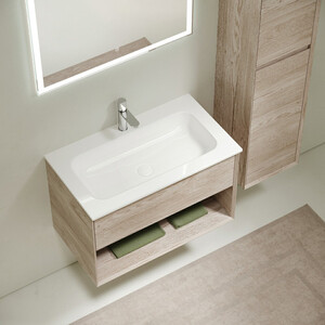 Тумба под раковину Sancos Marmi 1.0 80х45 дуб галифакс натуральный (MR1.080EG)