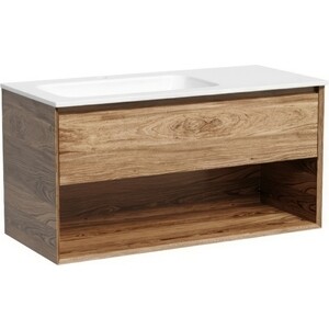 Тумба под раковину Sancos Marmi 1.0 100х45 левая, дуб чарльстон (MR1.0100LECH)