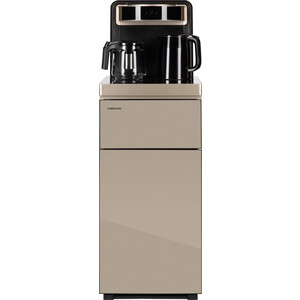 Кулер для воды напольный Hiberg UF 95 Gold с чайным столиком