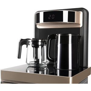 Кулер для воды напольный Hiberg UF 95 Gold с чайным столиком