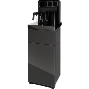 Кулер для воды напольный Hiberg UF 95 Grey с чайным столиком