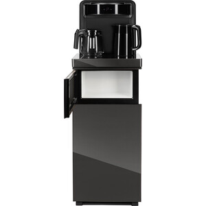 Кулер для воды напольный Hiberg UF 95 Grey с чайным столиком