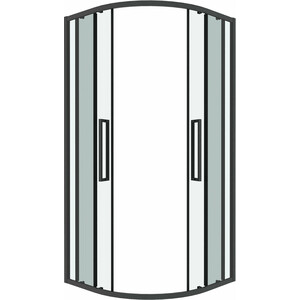 Душевой уголок Grossman Cosmo 90x90 прозрачный, графит сатин (301.K33.02.9090.42.00)