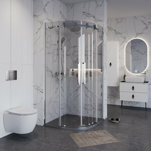 Душевой уголок Grossman Classic 90x90 прозрачный, хром (301.K33.04.9090.10.00)