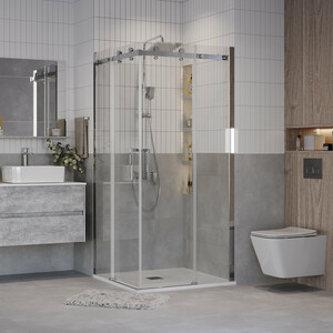 Душевой уголок Grossman Classic 80x80 прозрачный, хром (300.K33.04.8080.10.00)