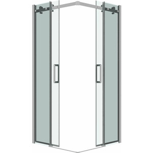 Душевой уголок Grossman Classic 80x80 прозрачный, хром (300.K33.04.8080.10.00)