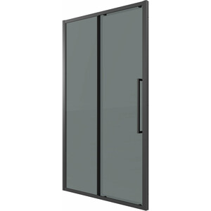 Душевая дверь Grossman Cosmo 110х195 тонированная черная матовая 100K33021102110 25300₽