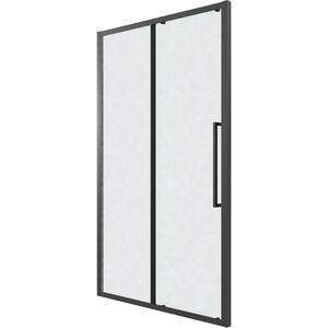 Душевая дверь Grossman Cosmo 130х195 шиншилла черная матовая 100K33021302102 30400₽