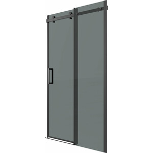 Душевая дверь Grossman Classic 130х195 тонированная черная матовая 100K33041302110 35700₽