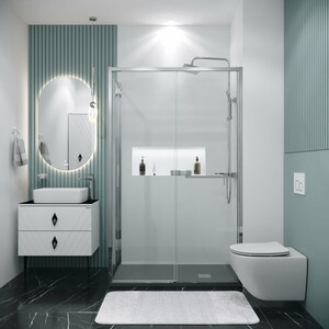 Душевой уголок Grossman Style 120x80 прозрачный хром 120K330512801000 43900₽