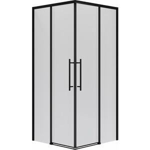 Душевой уголок Niagara Nova 100x100 прозрачный, черный матовый (NG-6830-34BLACK)