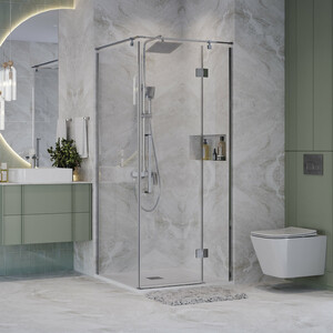 Душевой уголок Niagara Nova 100x100 прозрачный, хром (NG-6632-34)