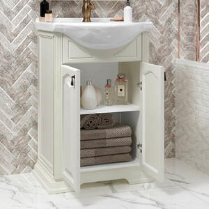 Тумба под раковину Opadiris Риспекто 55 слоновая кость (00-00005759)