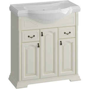 Тумба под раковину Opadiris Риспекто 80 слоновая кость (00-00006022)