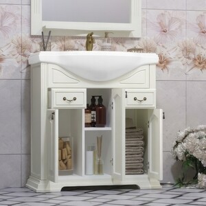 Тумба под раковину Opadiris Риспекто 80 слоновая кость (00-00006022)