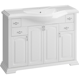 Тумба под раковину Opadiris Риспекто 120 белая матовая (Z0000012634)