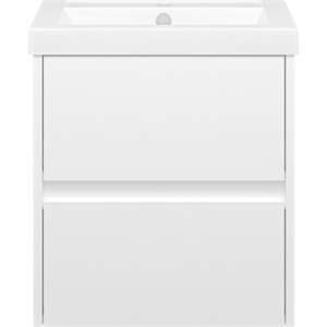 Тумба под раковину Misty Алиса 50 подвесная, белая (Э-Али01050-011П2Я)