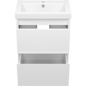 Тумба под раковину Misty Алиса 50 подвесная, белая (Э-Али01050-011П2Я)