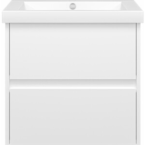 Тумба под раковину Misty Алиса 58 подвесная, белая (Э-Али01058-011П2Я)