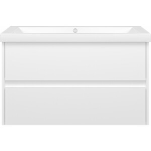 Тумба под раковину Misty Алиса 90 подвесная, белая (Э-Али01090-011П2Я)