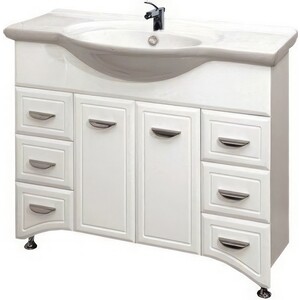 Тумба под раковину Misty Дрея 105 белая (Э-Дре01105-016Я)