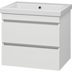 Тумба под раковину Misty Енисей 60 подвесная, белая (Э-Ени01060-012По2Я)