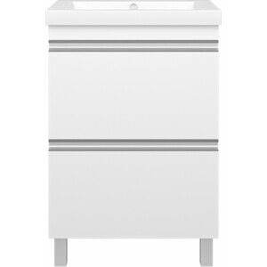 Тумба под раковину Misty Ингрид 60 белая (П-Инг-01060-012Я)